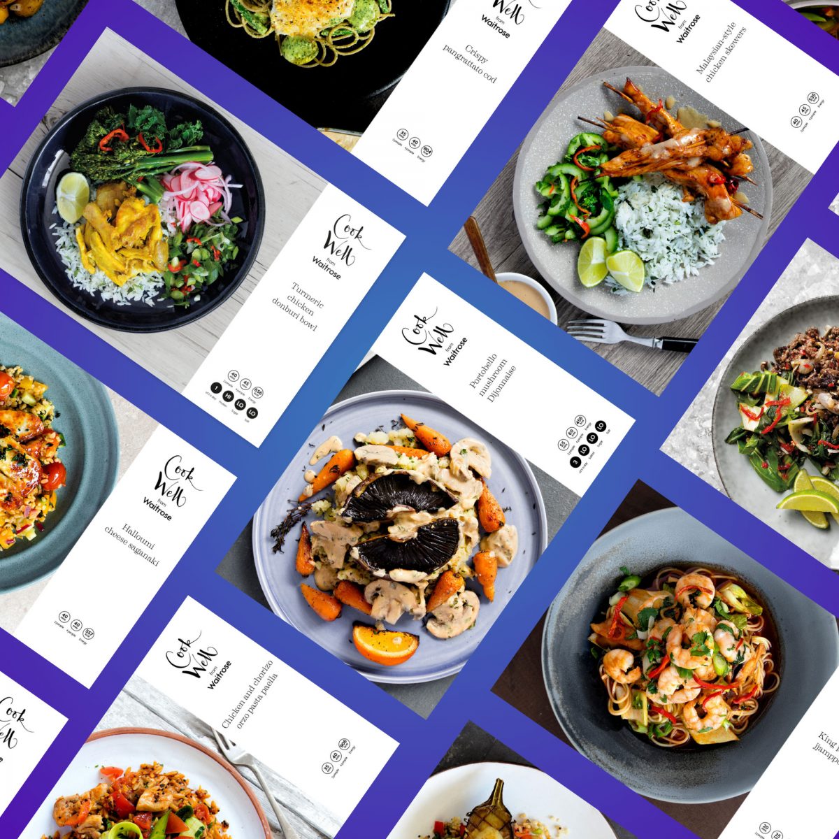 Waitrose | Ape | Packaging Design | Cook Well | Recipes in a Box